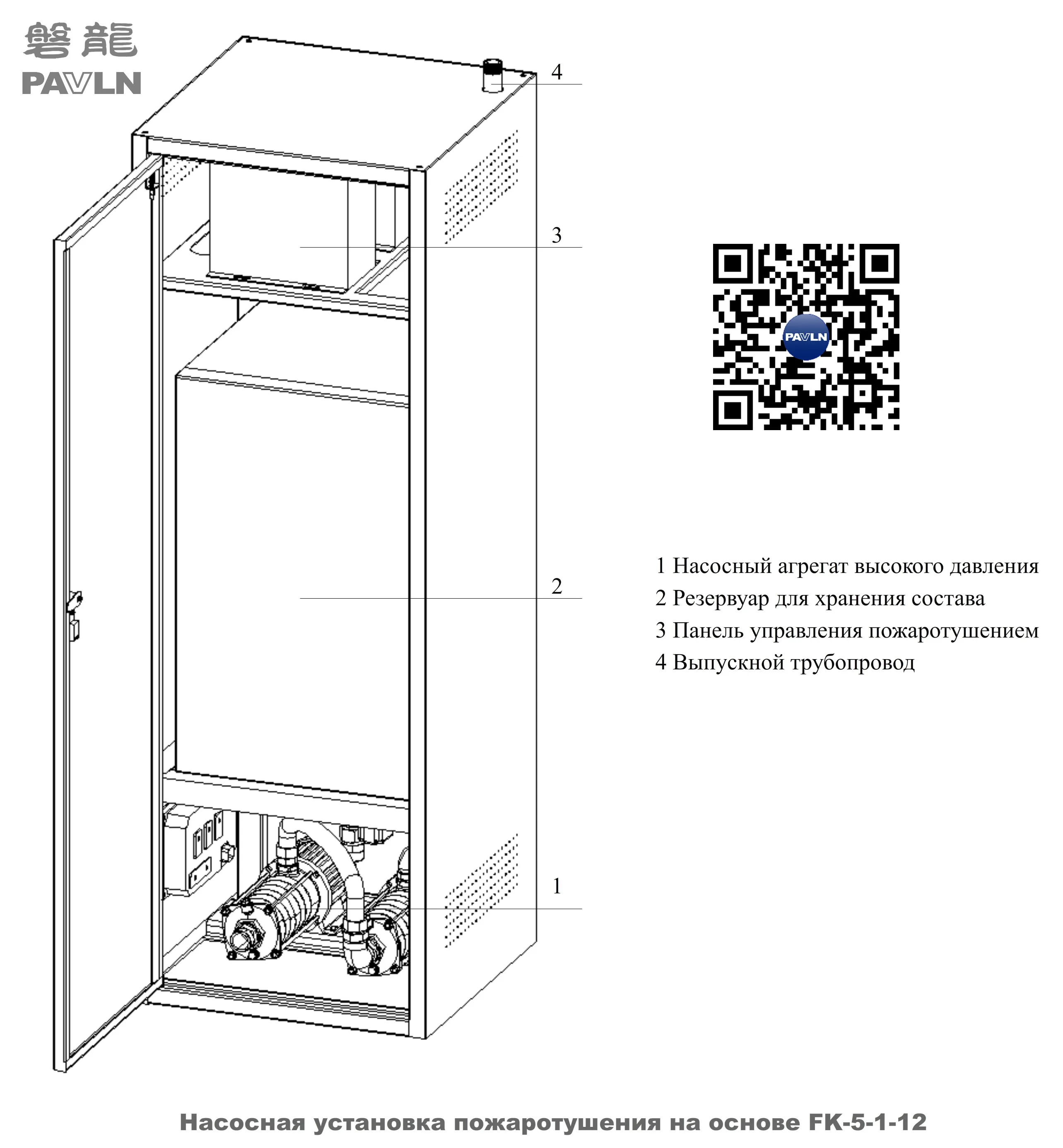 Насосная установка пожаротушения на основе FK-5-1-12